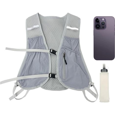 Gilet De Course pour Hommes - Porte - Bouteille pour Marathonien - Gilet (1/5)