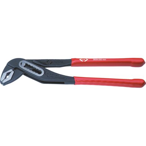 Pince multiprise gaine PVC rouge charnire entre passe (1/2)