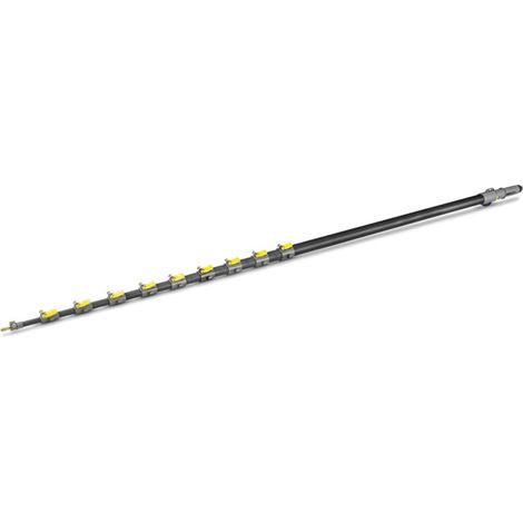 Kärcher – Lance télescopique TL 14 C – Portée 14 m – Fibre de carbone ultra légère – Attaches rapides – Nettoyage en hauteur