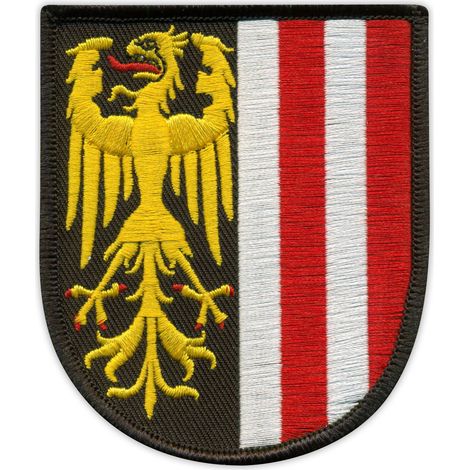 Parche con el escudo de armas de Alta Austria - Reverso magnético - Parche/Insignia/Emblema bordado