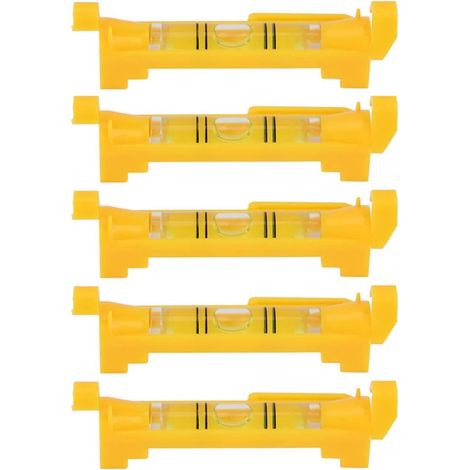 Niveau à bulle de ligne de corde 5 pièces Mini niveau à bulle de corde ligne suspendue niveau à bulle niveleur de chaîne à bulle haute précision pour maçonnerie plomberie (1/5)