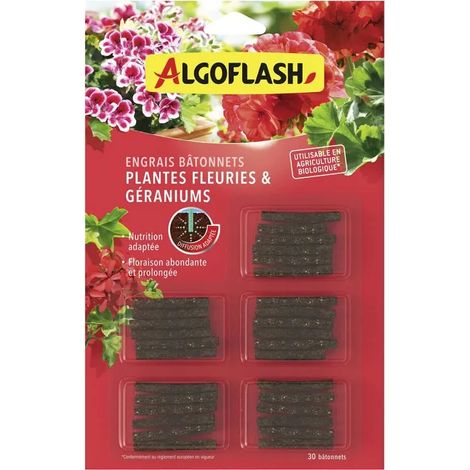 fertilizante algoflash fertilizer sticks sticks 30 unidades duración larga