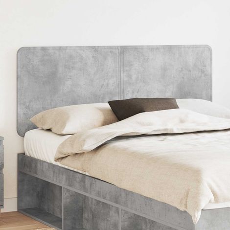 Kopfteil Beton Grau Holzwerkstoff