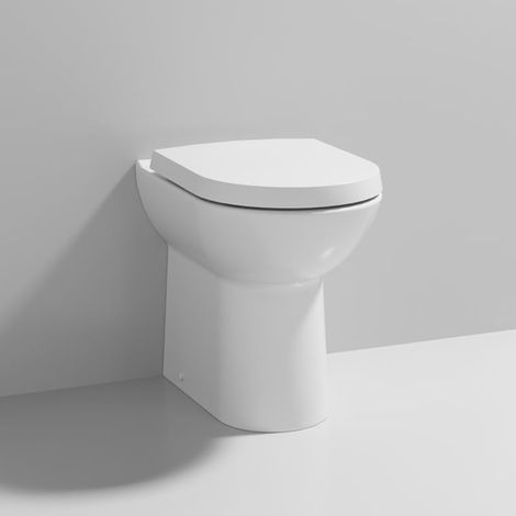 Nuie Lawton Comfort Height Back to Wall Pan - Excluding Seat (1/3)