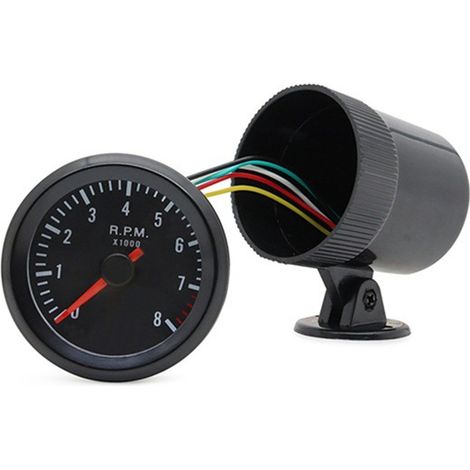 Two 0-8000RPM tachometers suitable for 1-8 cylinder gasoline cars. (1/4)