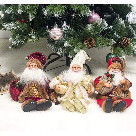 Weihnachtsdekoration für den Schreibtisch Weihnachtsmann-Figur Weihnachtsdekoration Weihnachtsfiguren (1/5)