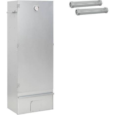 Smoker Oven 3 pcs 44.5 x 29 x 110 cm Galvanised steel Silver vidaXL (1/5)