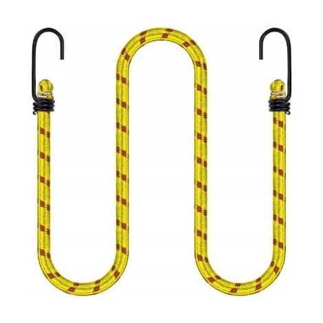 Cordes élastiques pour bagages avec crochet de fixation, 110 cm, lot de 3 (1/5)