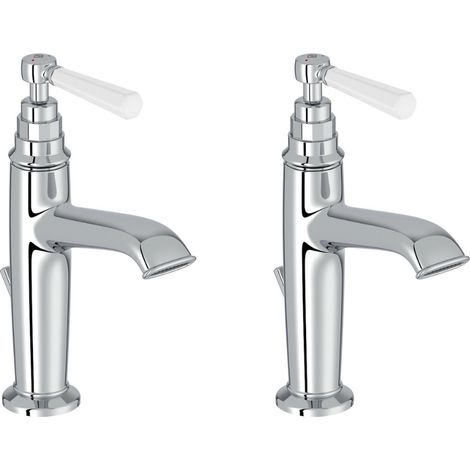 JACOB DELAFON Lot de deux mitigeurs lavabo Cléo 1889 Chrome (1/2)
