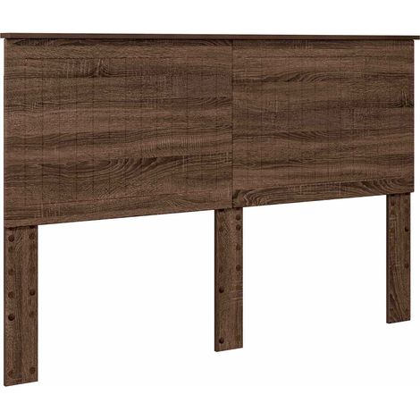 Maison Exclusive - Testiera con testiera Rovere Marrone 150 cm Legno multistrato