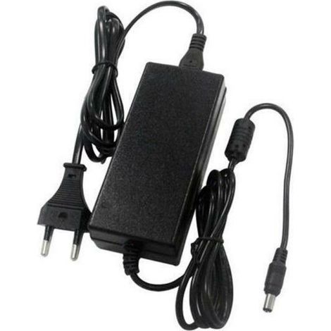 Fuente de alimentación para tira LED V-TAC, 78 W, 12 V, 6,5 A, Plug&Play, conector Jack 2.1, cable de 2,4 m con conector IP44