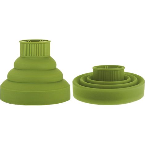 Diffuseur pliable pour sèche-cheveux ionique, séchage rapide, portable, pliable et léger, en silicone, accessoire de coiffure professionnel.