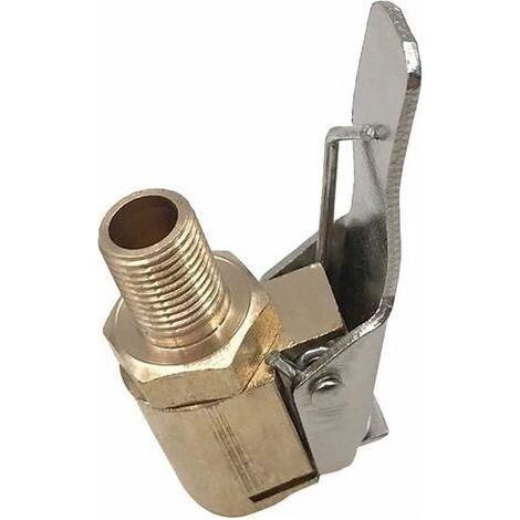 Tigrezy-Embout Gonflage Pneu Voiture Tire Air Chuck Roue Pompe Valve de Pneu gonfleur Clip de Serrage Adaptateur connecteur de Laiton Vehicules (1/5)