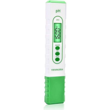 Ph Mètre, Testeur Ph 0.01, Ph Metre Electronique de Haute Précision, Avec Fonction de Compensation Automatique de La Température