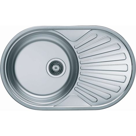 Alveus Ciklo - Lavello 74x44 cm, acciaio inox 1123986