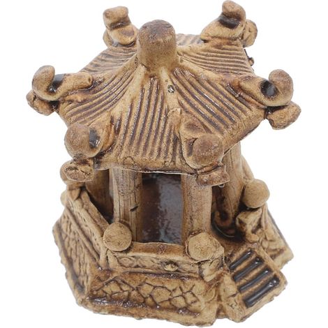 pagodenfiguren Miniatur sechseck pavillon Statue Für
