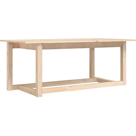 Maison Exclusive - Mesa de centro de madera maciza de pino 110x55 (1/5)
