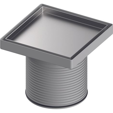 TECEdrainpoint S cadre de grille, acier inoxydable, 142x142mm,