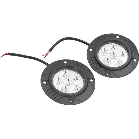 Runder 5-Zoll-Nebelscheinwerfer mit integrierter 6000K-LED, 6000 Lumen, IP67 wasserdicht, hohe Helligkeit, versenkter Frontscheinwerfer für Fahrzeuge (1/5)
