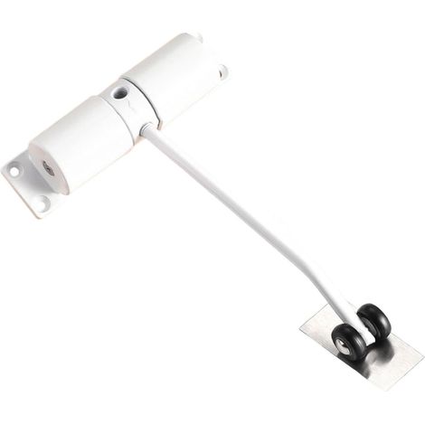Dispositif de fermeture automatique de porte - Mécanisme silencieux antirouille facile à installer pour portes de télétravail - Installation facile (1/5)