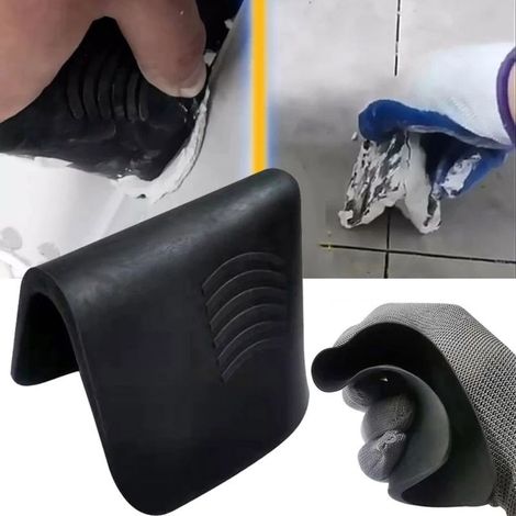 [Réhausse pour application] [Outillage maison] [lisseur pour joint] [Polyuréthane durable noir 9.5x6.5cm 1pc/2pcs] (1/5)
