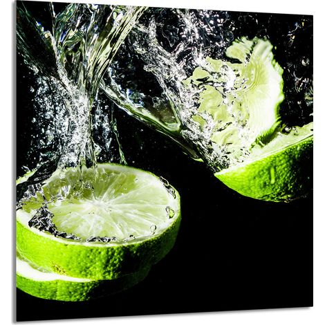 Panneau de verre pour cuisine 60x65 Lime (1/5)
