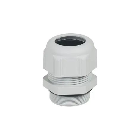 Presse-étoupe plastique IP68 ISO50 gris RAL7035 LEGRAND 381582 (1/2)