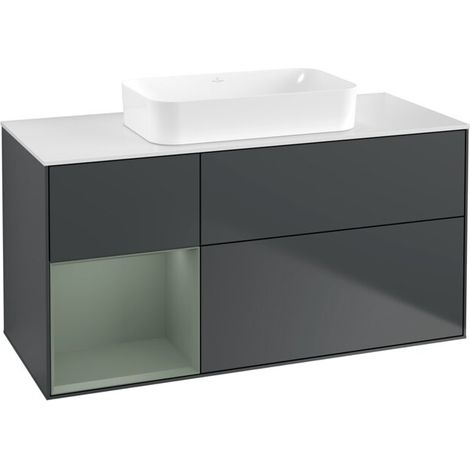 Villeroy & Boch F701GMHG Meuble sous-lavabo Finion F70 (1/2)