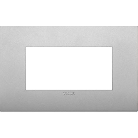 VIMAR - 19654.79 Placca Classic 4M silver matt