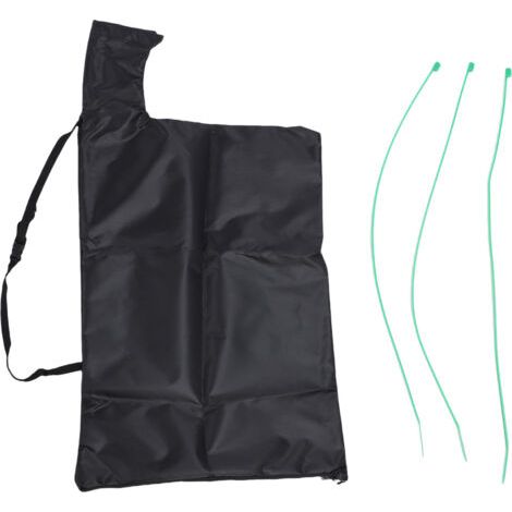 Sac de Rangement pour Aspirateur Balai et Souffleur de Feuilles Noir