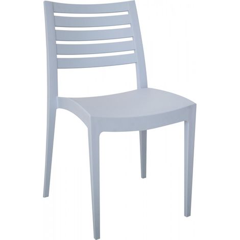 Sedia Firenze per giardino bar ristoranti azzurro cielo (1/2)