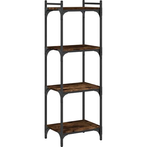 Maison Exclusive - Bücherregal 4 Böden Räuchereiche 40x30x120 cm