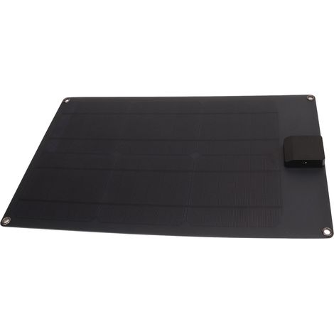 Kit panneau solaire 25 W 5 V/18 V à double sortie, taux de conversion élevé, chargeur de batterie solaire étanche pour voiture, bateau, remorque et camping-car. (1/5)