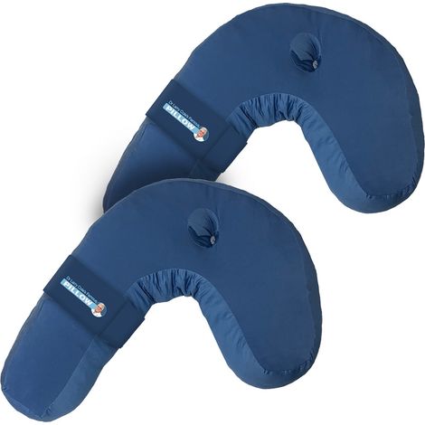 Side sleeper pro - oreiller en mousse a memoire de forme - ensemble de 2