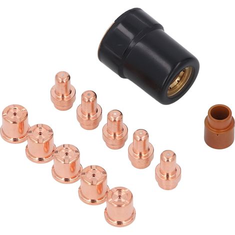 12 Pcs Set Plas MA Cutter Electrode Buses Tasses Kit PLA SMA Cutter Torch Electrode Buses et Tasses pour CB50 (1/5)