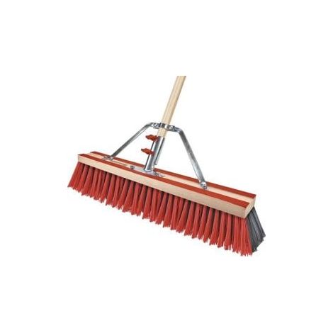 Cepillo  de  calle  Bulldozer  PET+Elaston  L.600mm  rojo/negro  PEGGY  PERFECT (1/2)