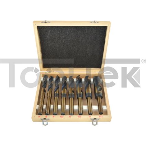 Set di 8 nuove punte da trapano HSS per metallo e legno (10) (1/5)