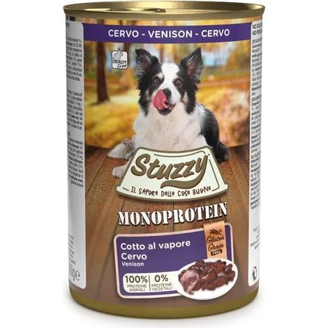 Agras Pet Foods Stuzzy Monoprotein Venison: Nassfutter für Hunde mit Allergien