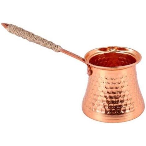 Cafetière Turque 320 Ml en Cuivre Pot Cezve pour Café Traditionnel Oriental (1/4)
