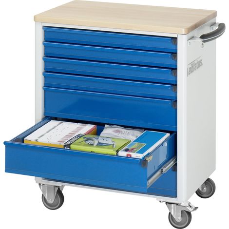 Rau Werkzeugwagen mit 7 Schubladen Buche BxTxH 700x500x860mm (1/5)