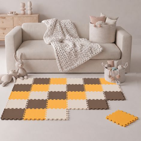27 Tapis de Sol épais pour Bébé Enfant - 30x30 Dalles Puzzle Carré en Mousse EVA (1/5)