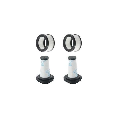 Lntyq Filtres pour Rowenta X-FORCE FLEX 9.60 et X-NANO ESSENTIAL RH20xx, 2 préfiltres + 2 filtres moteur pour Rowenta X-FORCE FLEX 9.60, Filtres de rechange pour ZR00907/908 RH98XX/99XX