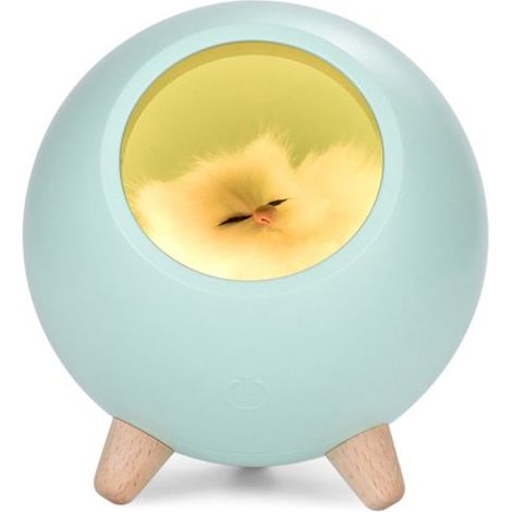 Lampe veilleuse pour Enfant Modèle Sleepy Cat Bleu (1/2)