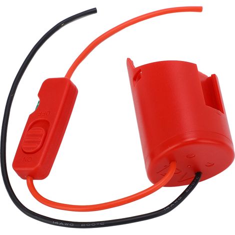 Adaptateur de batterie lithium 12V convertisseur pour outil électroportatif avec fusible 30A et bornier filaire (1/5)