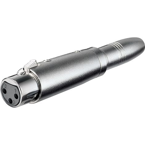 Coupleur XLR, 3 Broches, 1x prise XLR (3 broches) 1x prise jack 6,35 mm.