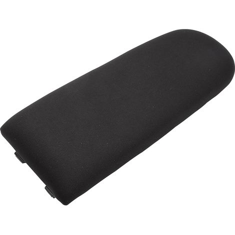 KASturbo Couvercle d'accoudoir de console centrale compatible avec Jetta Bora Golf MK4 Polo Skoda Octavia Passat B5 Rembourrage en tissu noir