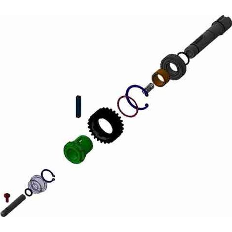 6IONAR Gruppo Albero Riduttore Completo Per Ion 4 -6 Ditec 6ionar Entrematic Ricambio