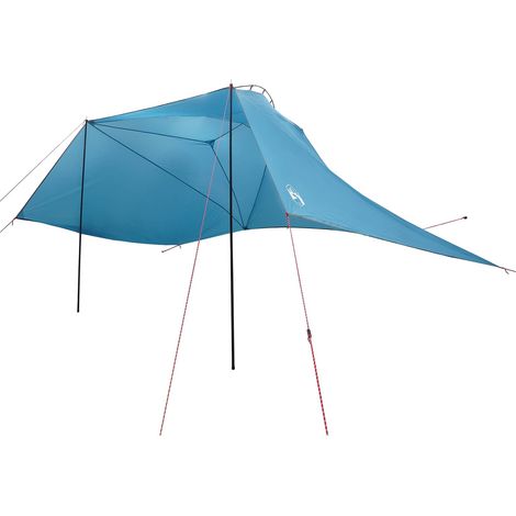 Tienda para coche con techo Azul 350 x 250 cm Poliéster y Acero
