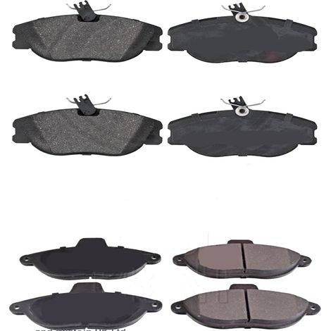 KIT PASTIGLIE FRENO ANTERIORI E POSTERIORI compatibile con BMW X4 (F26) / PASTIGLIE FRENANTI AUTO OEM FDB4394,FDB4376 / SOSTITUZIONE DIRETTA / BASSA POLVERE / SILENZIOSO