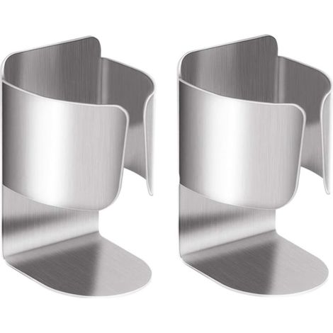 Support mural porte-brosses à dents en acier inoxydable 304 – Organisateur de dentifrice – Fixation murale – Économie d'espace salle de bain (1/5)